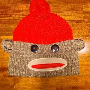 Sock Monkey Beanie NWOT